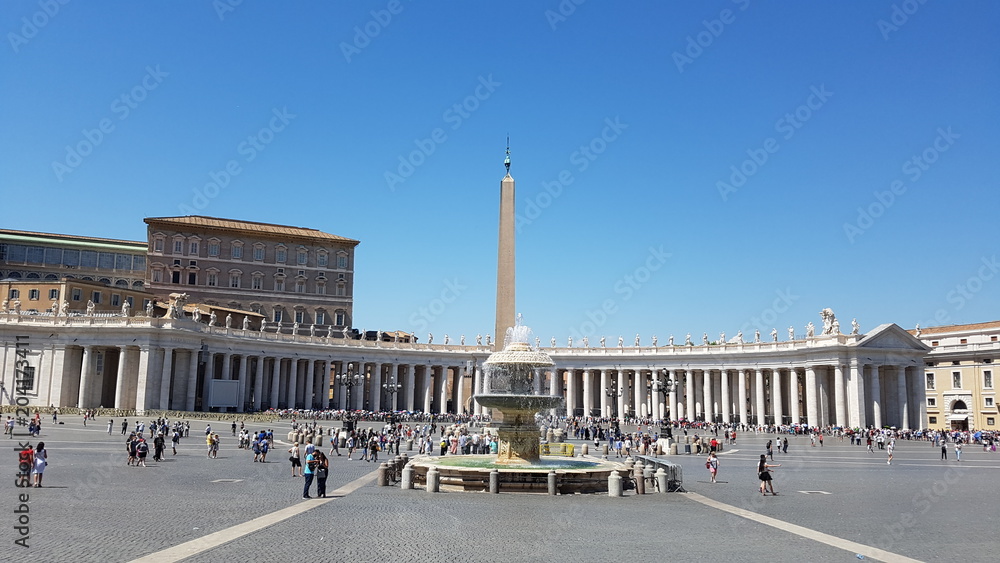  Saint Peter's Square; town square; sky; landmark; plaza
