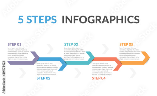 Infographic Template with Arrows