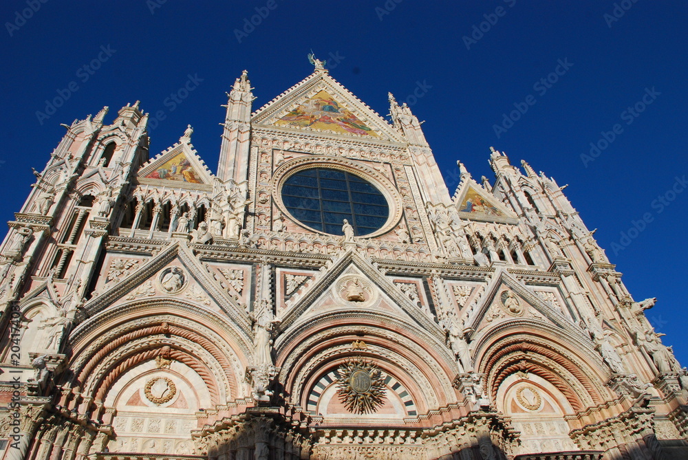  Siena Cathedral; historic site; medieval architecture; cathedral; landmark