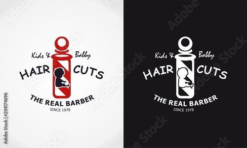 kids & babby hair cut logo