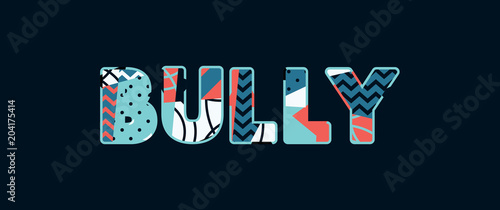 Bully Concept Word Art Illustration