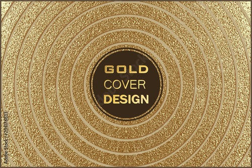Gold pattern. Abstract gold...
