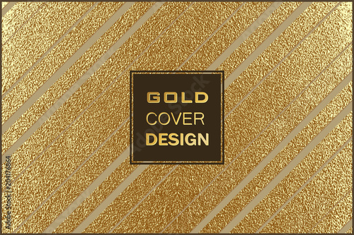 Gold pattern. Abstract gold...
