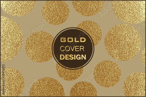 Gold pattern. Abstract gold...