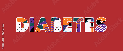 Diabetes Concept Word Art Illustration