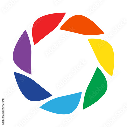 Template element for logo photo studio and photographer camera apertura