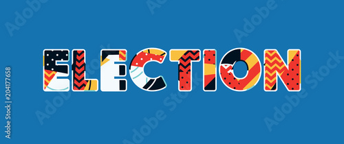 Election Concept Word Art Illustration