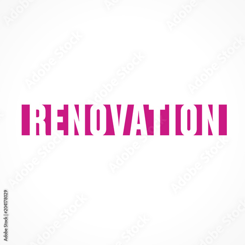 mot rénovation