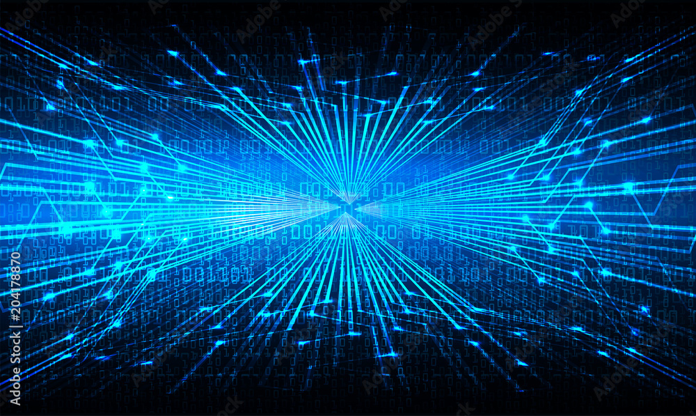 binary circuit board future technology, blue cyber security concept background, abstract hi speed digital internet.motion move blur. pixel vector binary circuit board future technology, blue cyber security concept background, abstract hi speed digital internet.motion move blur. pixel vector