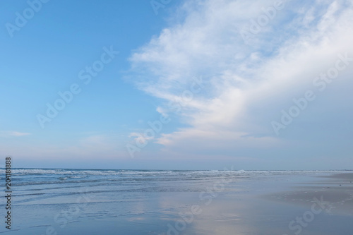 Beach and sky Relaxing vacation Concept. © rossarin62