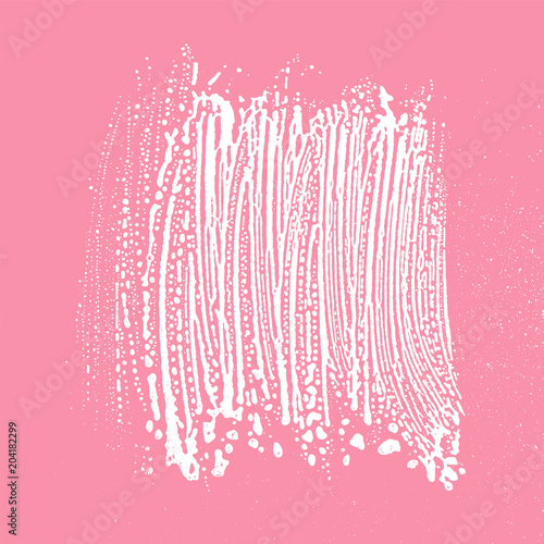Natural soap texture. Alive bright pink foam trace background. Artistic fetching soap suds. Cleanliness, cleanness, purity concept. Vector illustration.