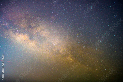 Milky way galaxy with stars