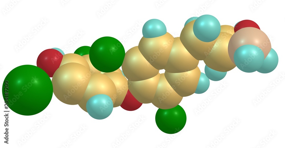 Levothyroxine molecular structure isolated on white Levothyroxine molecular structure isolated on white