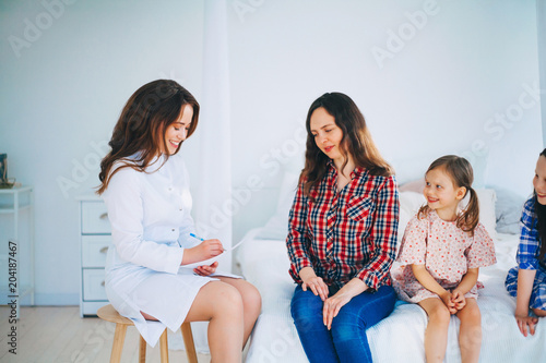 Young woman medical doctor.