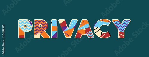 Privacy Concept Word Art Illustration