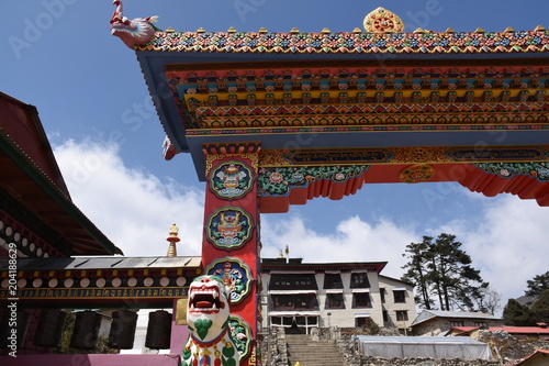 Archway of Tengboche Monastery, Nepal