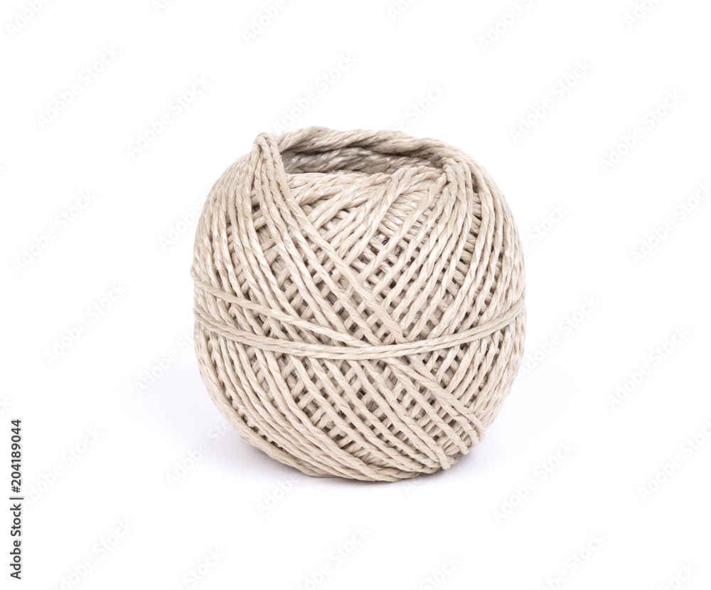 Small ball of rope isolated Small ball of rope isolated