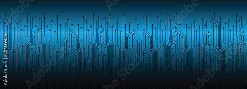 binary circuit board future technology, blue cyber security concept background, abstract hi speed digital internet.motion move blur. pixel vector