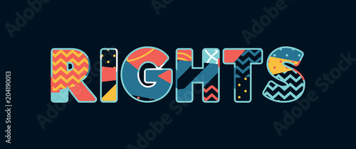 Rights Concept Word Art Illustration