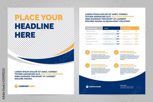 Brochure Layout template, cover design background and annual reports.
