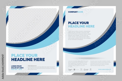 Brochure Layout template, cover design background and annual reports.