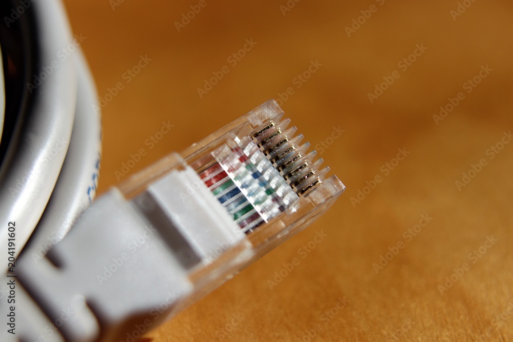 Network cable plug