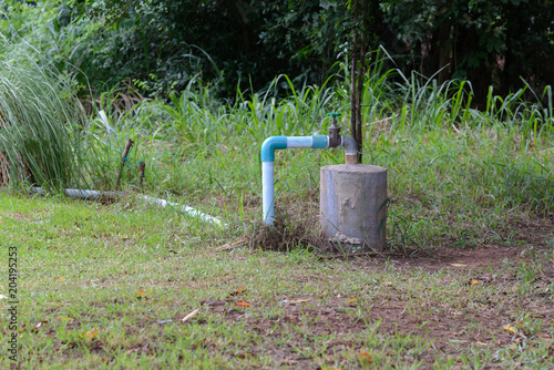 Agricultural water system connected to groundwater.