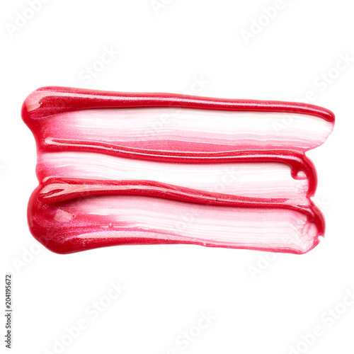 Lip gloss isolated on white background