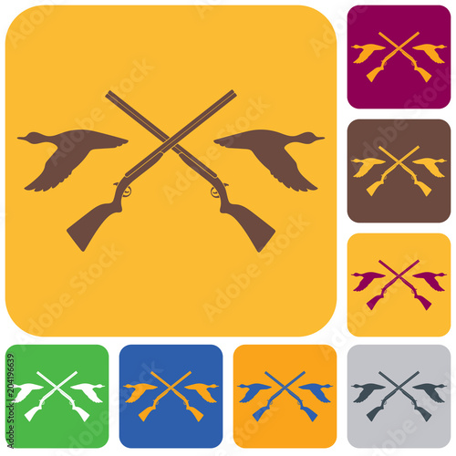 Hunting club logo icon
