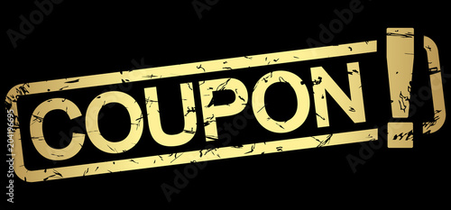 gold stamp COUPON!
