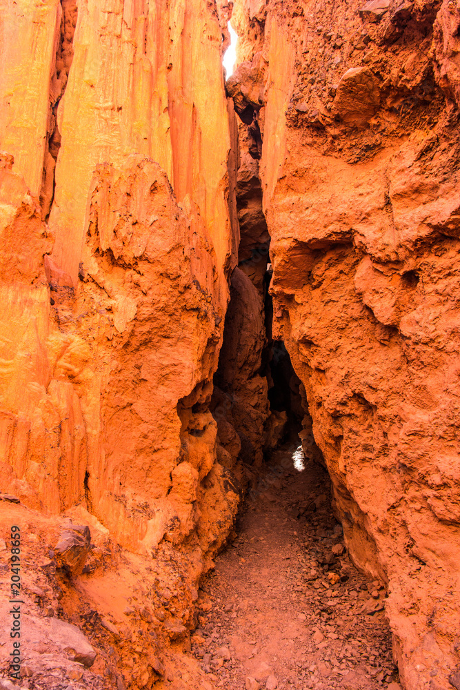 Obraz premium Canyon in Quebrada de las Señoritas close to Humahuaca - Salta Province in north of Argentina