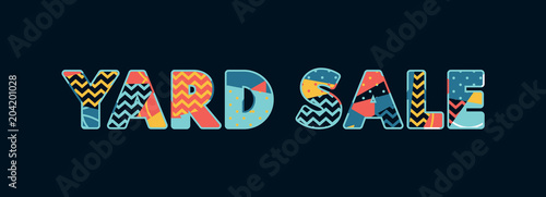 Yard Sale Concept Word Art Illustration