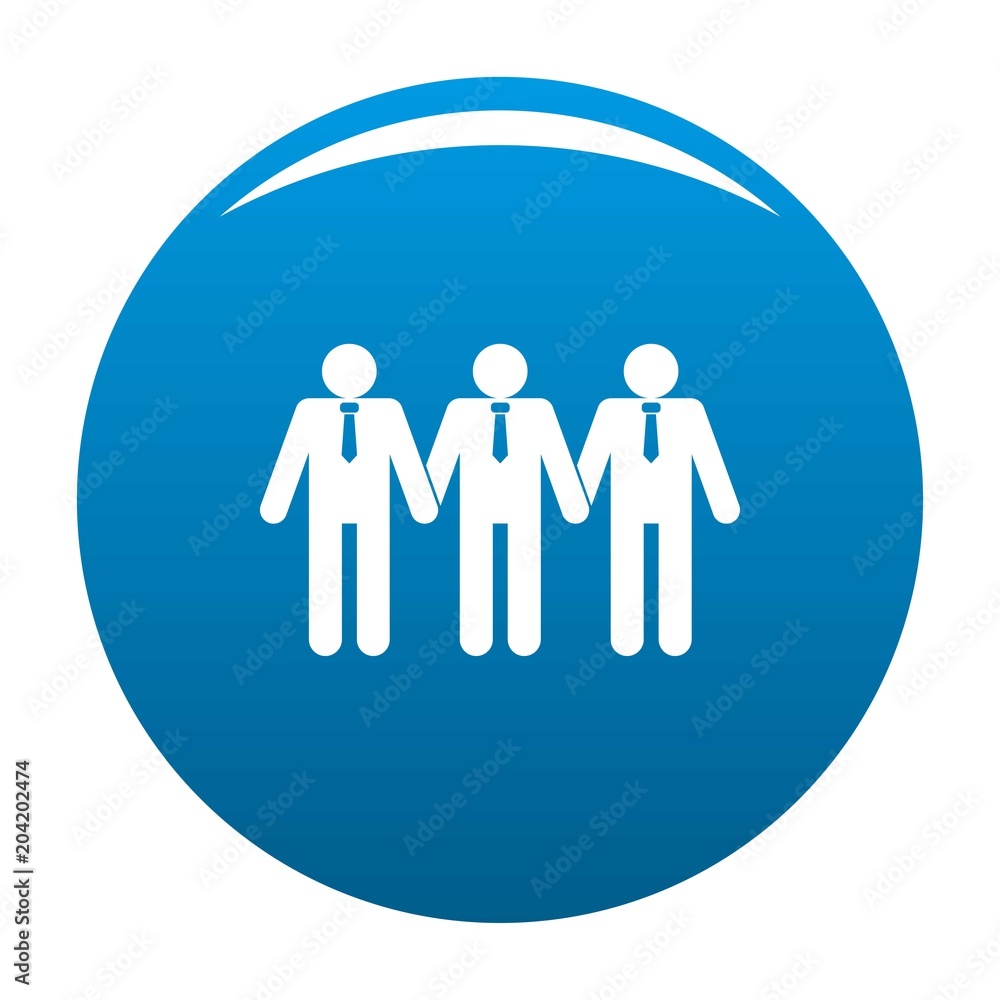 Community icon. Simple illustration of community vector icon for any design blue Community icon. Simple illustration of community vector icon for any design blue