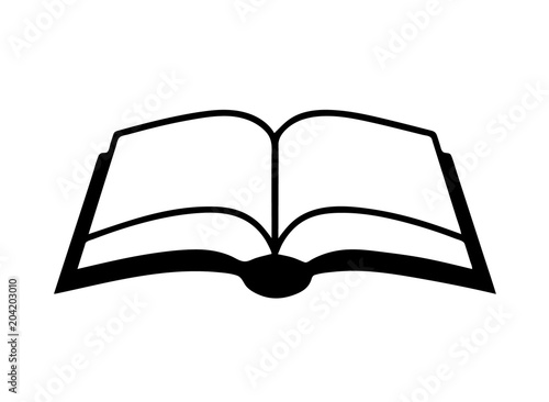 book icon. raster illustration
