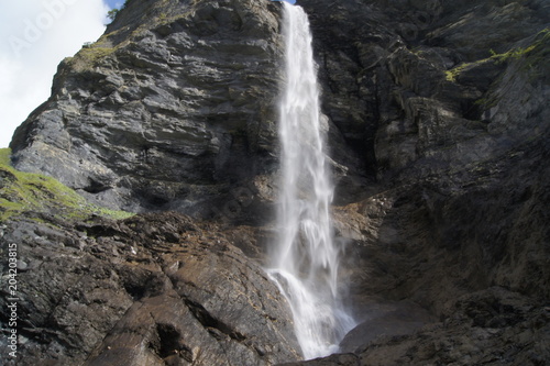 Waterfall Weisstannental Suisse