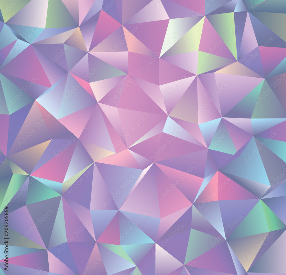 Fototapeta premium Graphic resource for your design works. Creative abstract background. Polygonal vector clip art with triangles. The best template for your artworks.