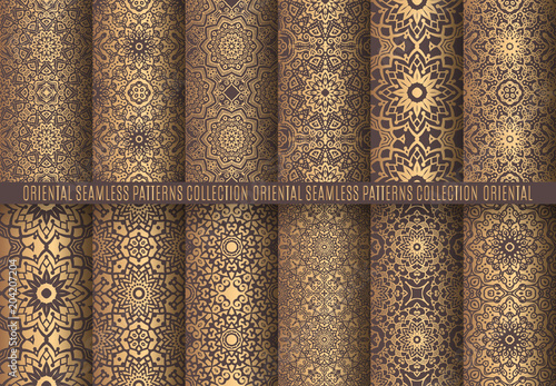 Golden Arabesque Patterns