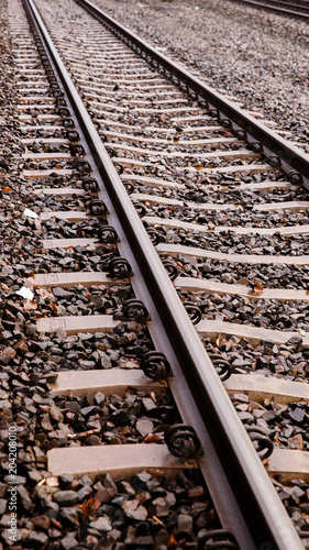 railway, train, rail, railroad, track, transportation, travel, transport, tracks, steel, iron, line, metal, way, rails, direction, road, journey, gravel, perspective, outdoor, station, path, industry,