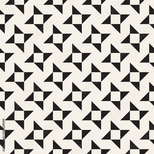 Vector seamless pattern. Modern stylish abstract texture. Repeating geometric tiles..