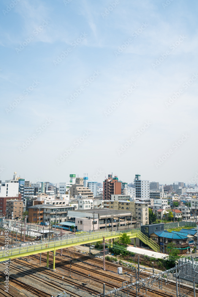 Obraz premium 新大阪 都市風景