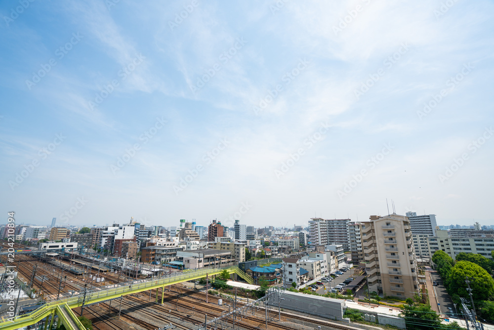 Fototapeta premium 新大阪 都市風景