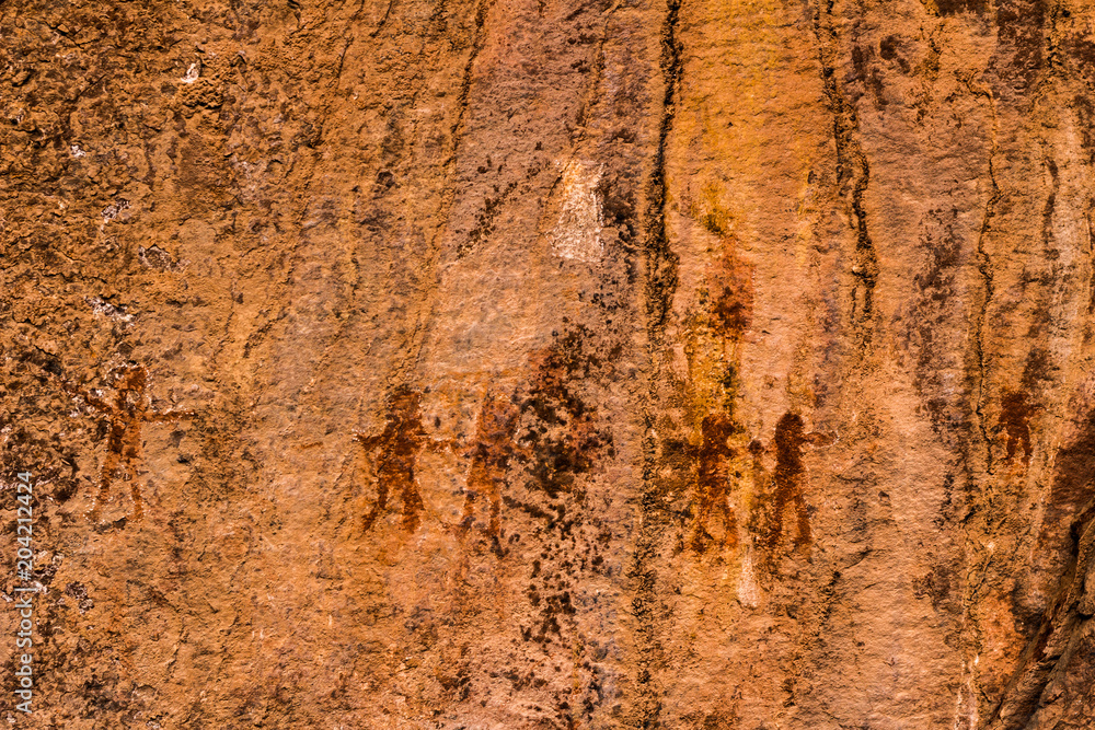 Rock Paintings in Inca Cueva clsoe to Humahuaca in Jujuy Province, north of Argentina Rock Paintings in Inca Cueva clsoe to Humahuaca in Jujuy Province, north of Argentina