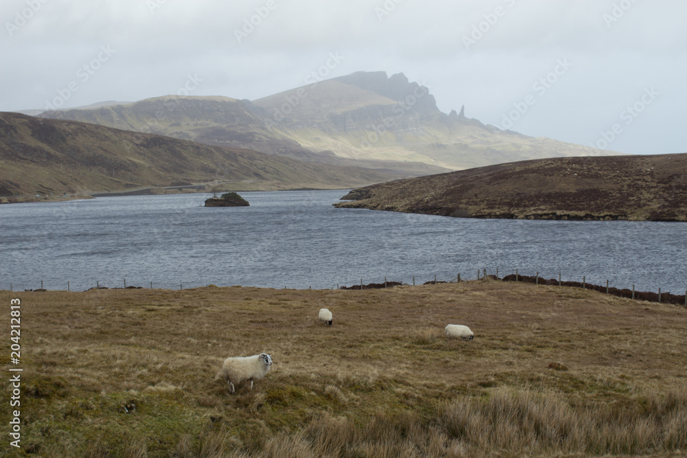Loch Leathan and Old man of Storr - Isle of Skye