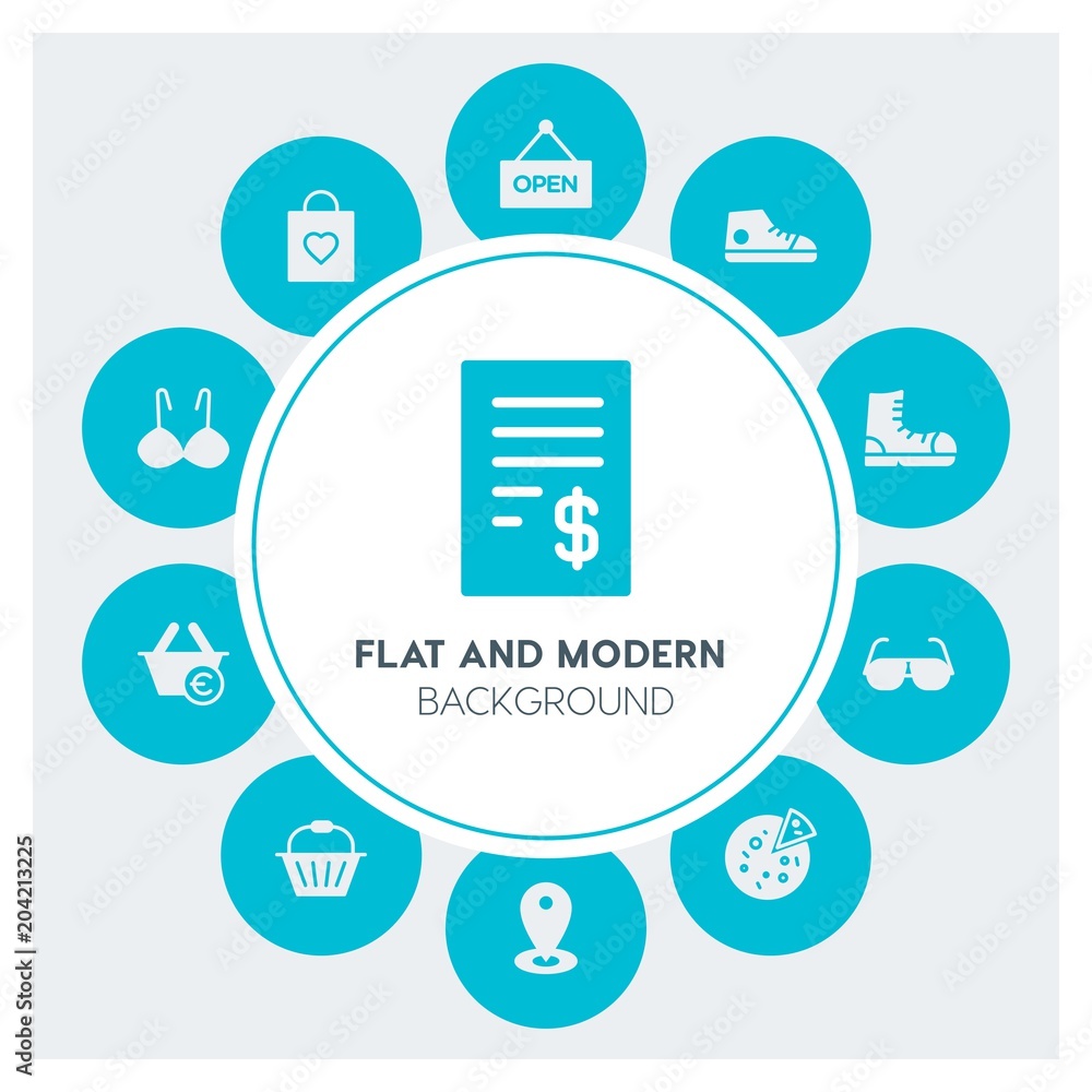 food, clothes, shopping Infographic Circle fill Icons Set. Contains such Icons as business, website, elements, background, pattern, banner, slider, map and more. Fully Editable. Pixel Perfect food, clothes, shopping Infographic Circle fill Icons Set. Contains such Icons as business, website, elements, background, pattern, banner, slider, map and more. Fully Editable. Pixel Perfect