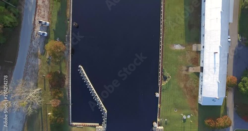 Canal birds eye view photo