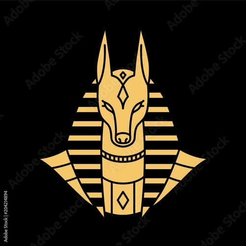 anubis logo vector illustration