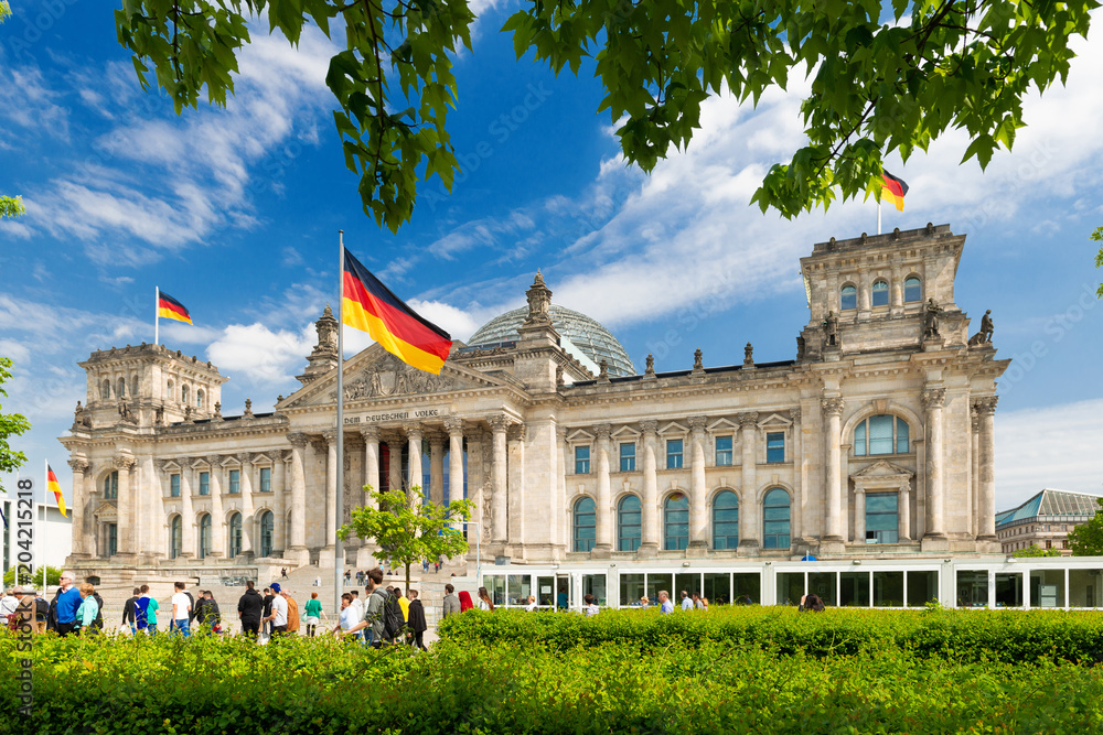 Obraz premium Reichstagsgebäude, Berlin - 8111