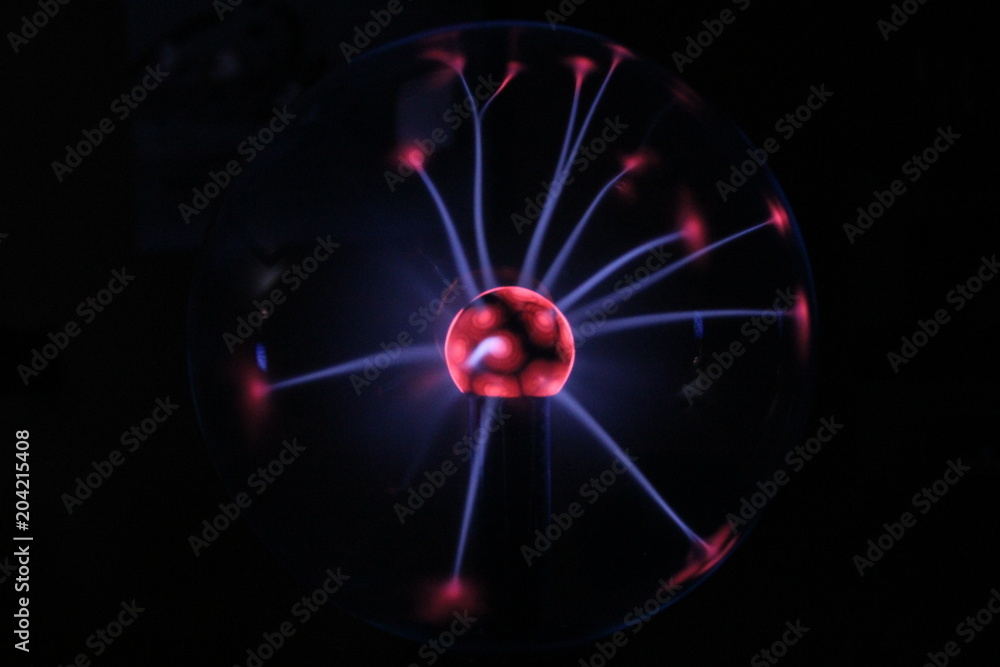 Photo of a plasma lamp Photo of a plasma lamp