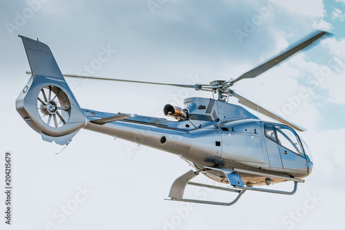 Eurocopter on takeoff