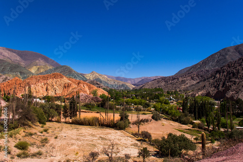 Cerro de los siete colores - Purmamarca in Jujuy Province - Argentina